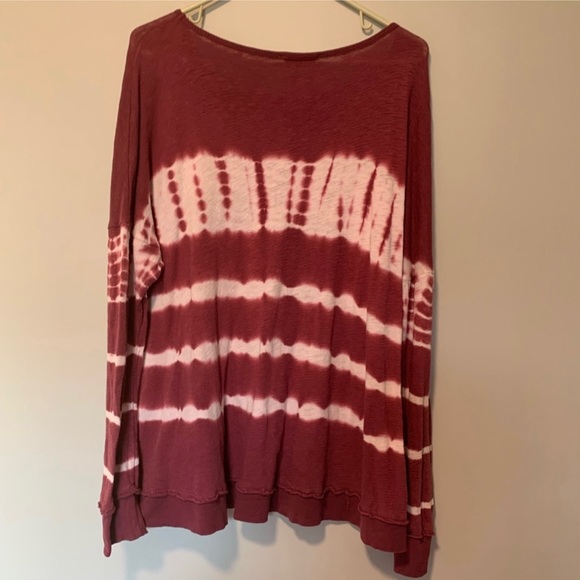 Tie Dye Look Fine Knit Top - Picture 2 of 3